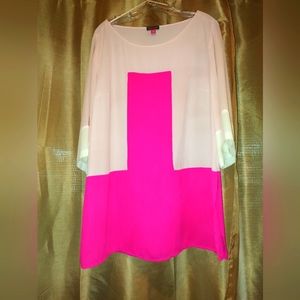 Pink casual blouse